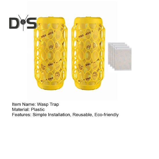 Wespenfallen, umweltfreundlich, leuchtende Farbe, starke Klebrigkeit, einfach zu installieren, zum Aufhängen von Papierwespen und Bienenfallen für den Innen- und Außenbereich
