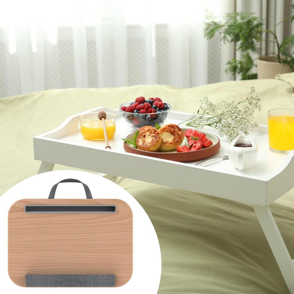 Laptop Lap Desk Computer Table Stand with Wrist Pad for Knees Office Tablet