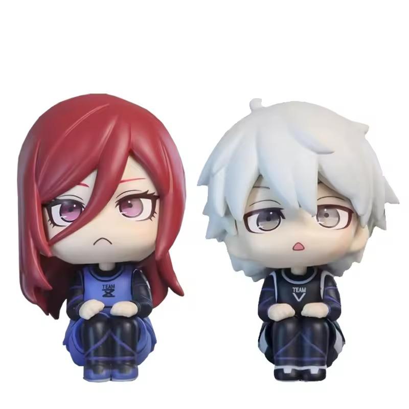 Q-Version Blue Lock Anime-Figur Blickt nach oben Isagi Yoichi/Nagi Seishiro Actionfigur Bachira Meguru Figur Sammlungen Modellpuppe