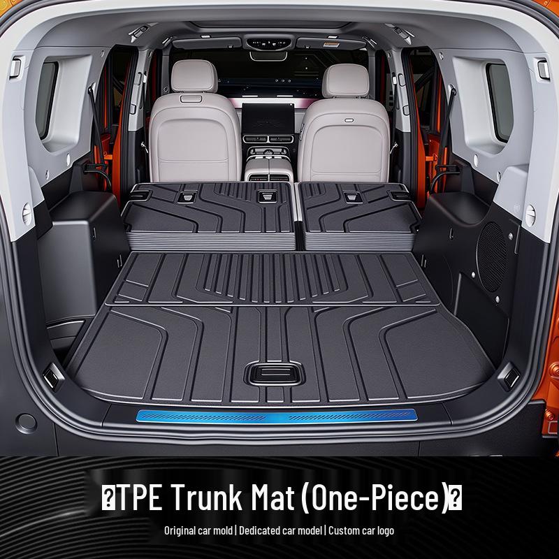 Compatible TPE Trunk Floor Mats for 26 Jetour Zongheng G700 2026 Models - Kui Xi Accessories.