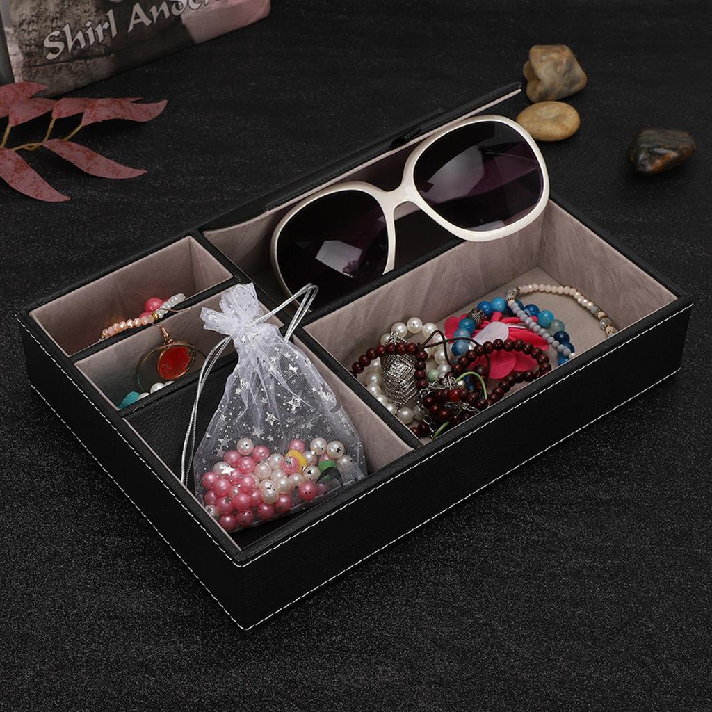 DIY Bracelets Glasses Jewelry Storage Tray Jewellery Organizer Office Supplies Storage Box