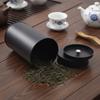 Dust-resistant Tinplate Tea Canister Double Seal Lid Tea Can Solid Color Tea Storage Box  Candy