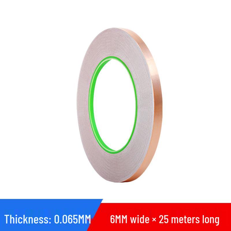Double-Sided Conductive Copper Tape for Shielding, DIY Circuit Mods, Heat Dissipation, and Temperature Resistance