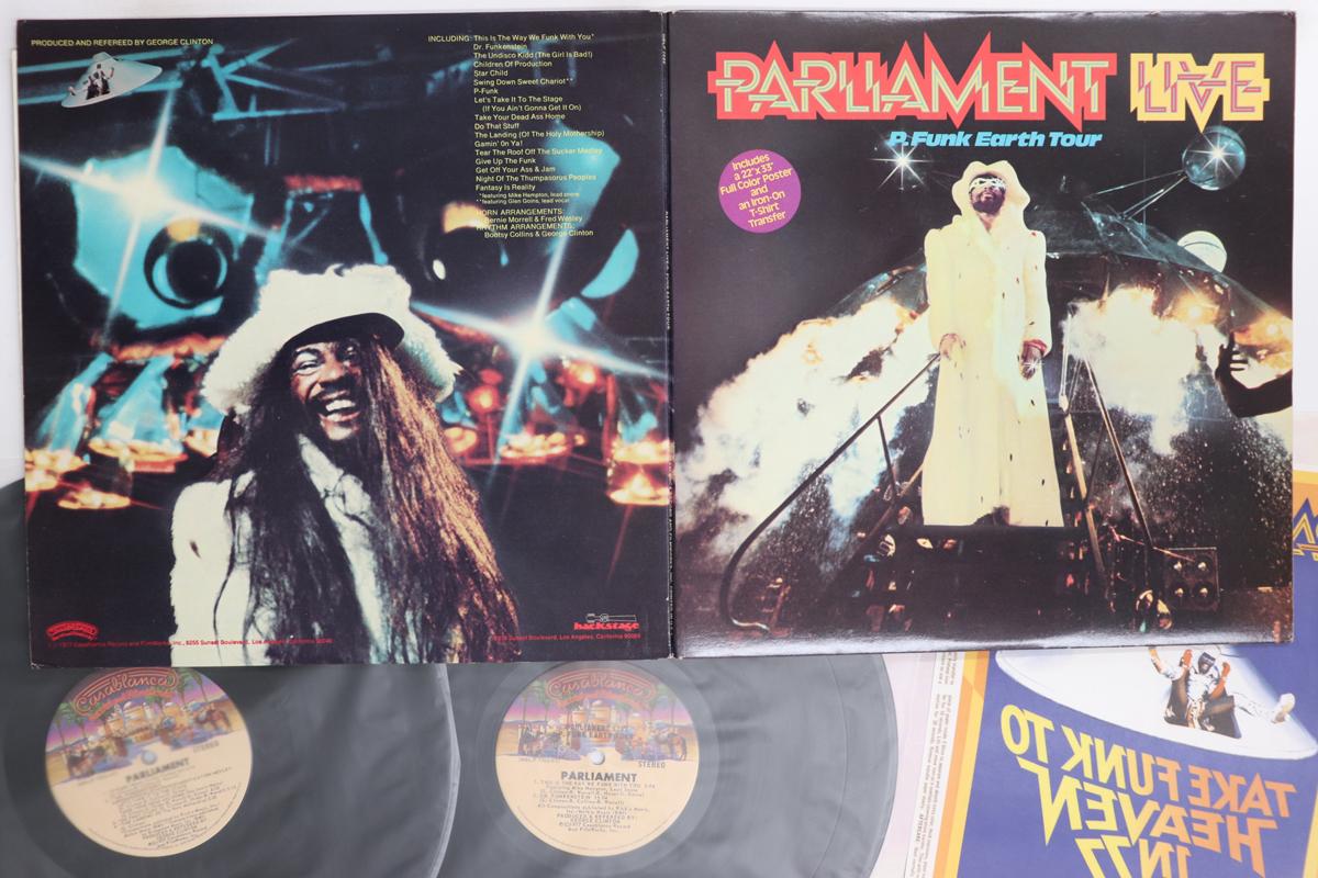 LP Record PARLIAMENT  Live  P.funk Earth Tour NBLP7053 CASABLANCA 1977 US SoulFunk Used