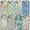 Gedämpfte Marokkanische Mosaikfliesen Handyhülle Für iPhone 17 Pro Max 14 13 12 11 15 16 Pro Max mini 15 Plus 16e 17 Air Cover