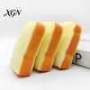 Portable Stress Toy 1/2Pcs Simulated Toast Relief Toy, Sliced Bread Squeeze Sensory Soft Stretchy Fake Food Fidget for Kids Teens Adults Desk