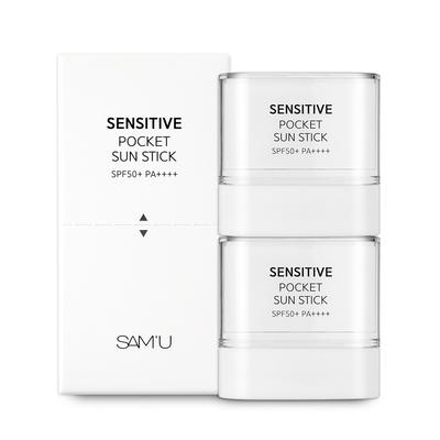 SAM`U Sensitive Pocket Sun Stick SPF50+ PA++++ 2p, 20g, 1 Stück