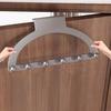 Aufhängbar All-in-One Über die Tür 6 Hakenleiste Bohrlos Kleiderbügel Handtuchhalter Universelle Aufbewahrungslösung Badezimmer Schlafzimmer Organizer