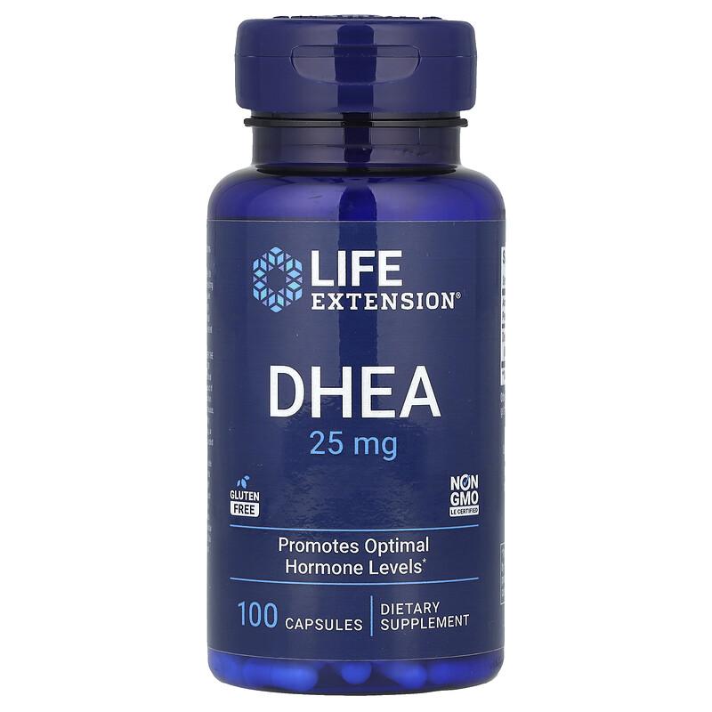 DHEA, 25 Mg, 100 Capsules