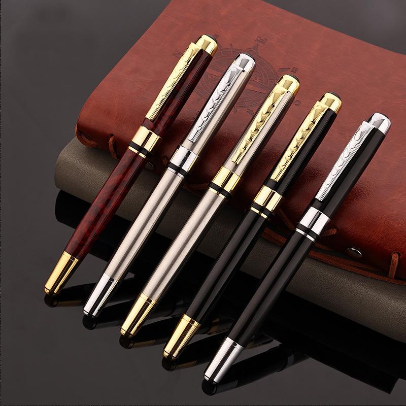 Metal Ink Cartridge Fountain Pen Business Advertising Pen Adult Calligraphy Practice Fountain Pen