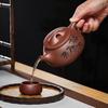 Hu Xiaoxiang Handmade Yixing Zisha 'Jingzhou Shipiao' Teapot