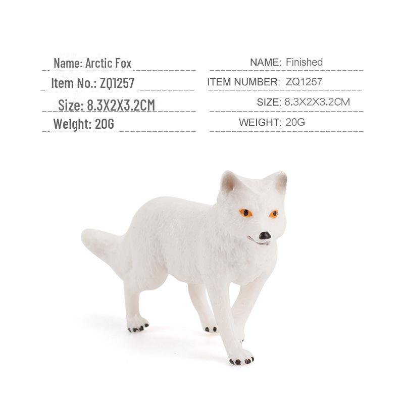 "Forest Animal Series: Beaver, Anteater, Squirrel, Monkey, Rabbit, Deer, Fox Models for Cross-Border Export"