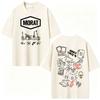 2027 Cool Band Morat Yem Album Stampa Grafica Magliette Unisex WoUnisex Moda Hip Hop Streetwear Maglietta Alta Qualità Casual 100% Cot