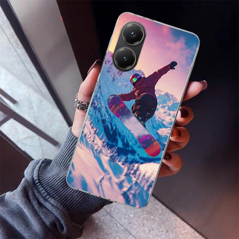 

Adventure Snowboarding Extreme Phone Case For Xiaomi Poco X7 X6 X5 Pro F7 Ultra Redmi 15C 15 13 13C 12 12C 10 10A 10C 9 9A 9C 9T Xiaomi Poco M7 4G