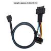 15 Pin SFF8643 To SFF8639 Cable High Speed Server Connector Cable  Server Application