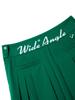 WIDEANGLE Co Artwork Point Basic Pleats L_Green