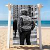 Bande de rock B-Bon J-Jovi Serviette de bain Serviette de séchage Applicable pour la natation légère le camping le yoga la plage l'extérieur