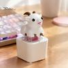 Finger Clicker Device 1/2Pcs Goat Keyboard Fidget Toy with Sound, Rechargeable Sheep Animal Push Button Toy, Decompression Keychain for Anxiety Relief