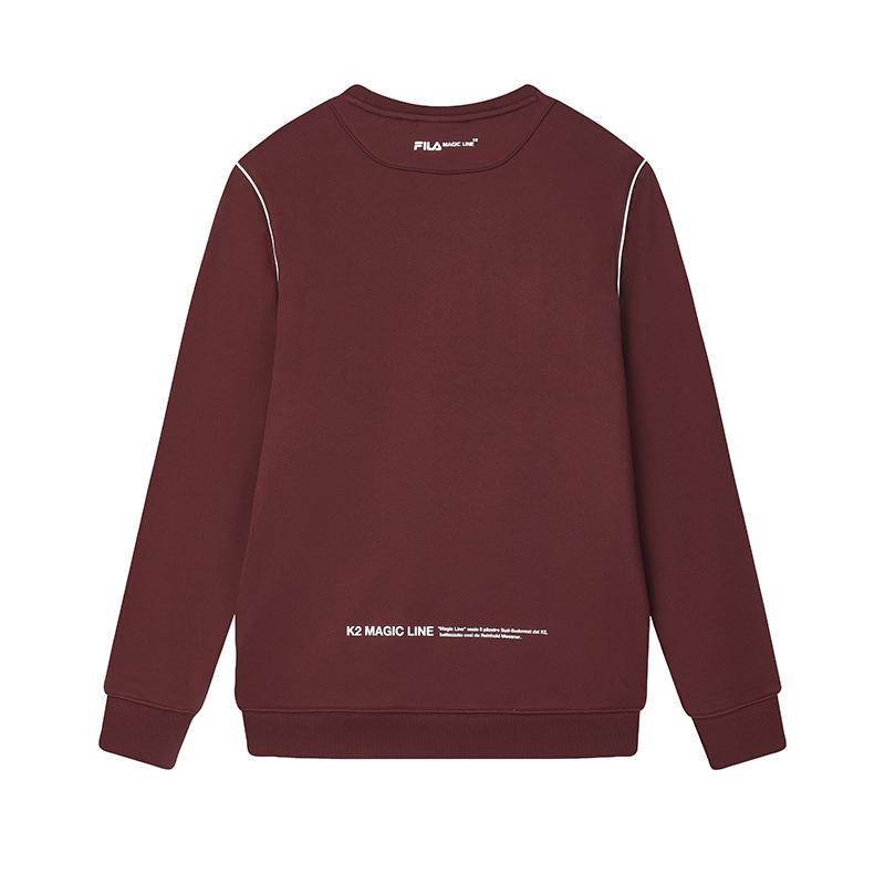 New FILA ORIGINALE Sweatshirt Men's Tree Port Burgundy F11M449211FWI