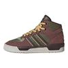 adidas Originals Rivalry Mid Sko Komfortable Sklisikre Slitesterke Høytopp Sneakers Unisex Sko Brun Grønn JH9603