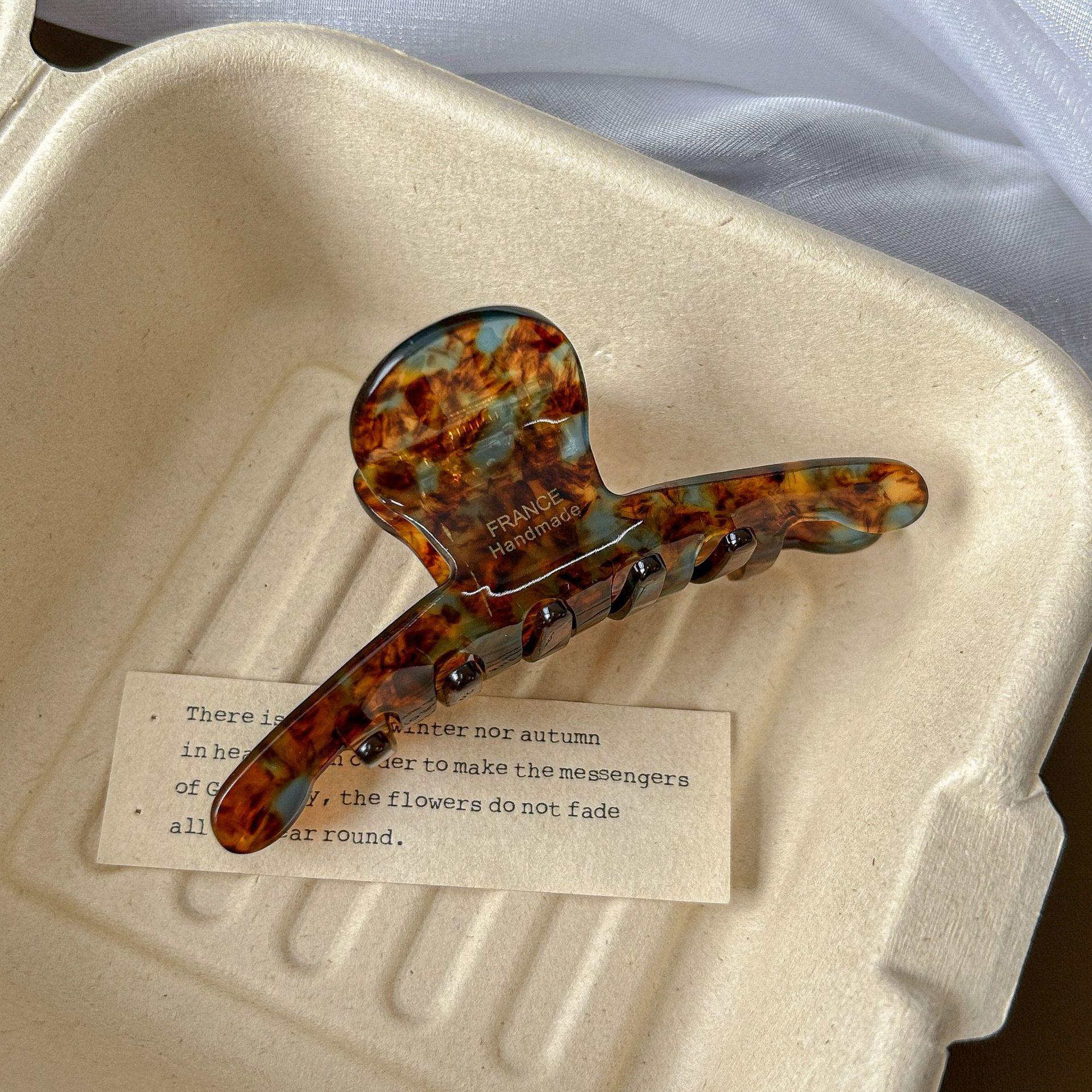 

Корейская высококачественная кислотная шпилька для волос: Элегантная заколка для волос «Акула» для женщин