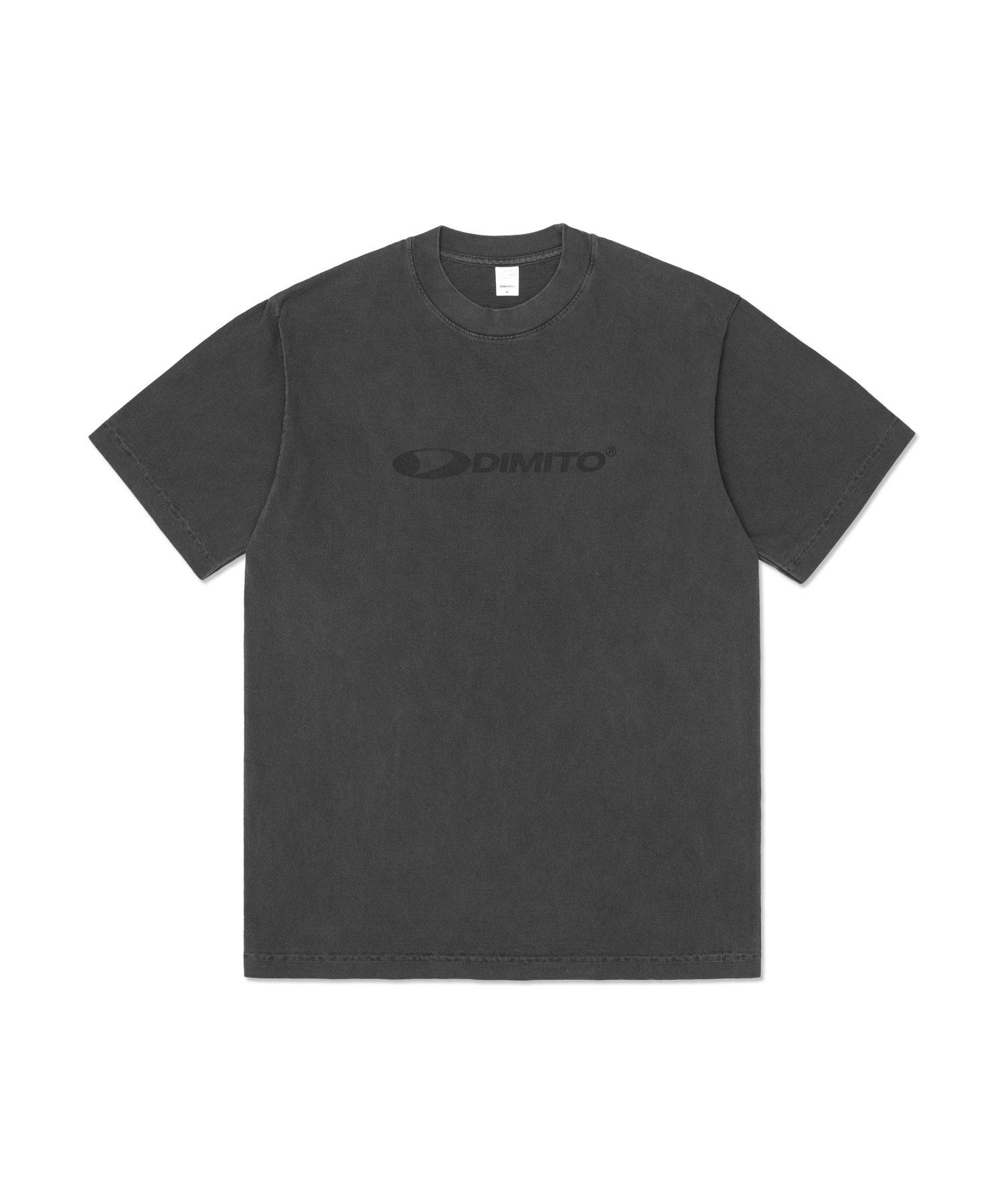 Dimito Circle Logo Ssv Gd 6.5Oz Tee Vintage Black S