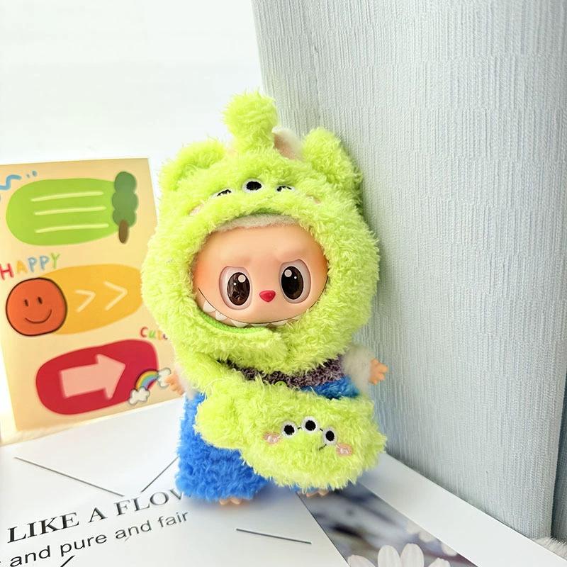 Labubu Doll Clothes Fashion Animal Set for Labubu Idol V1 V2 Dolls Clothing Accessories 15/17cm Plush Doll Universal