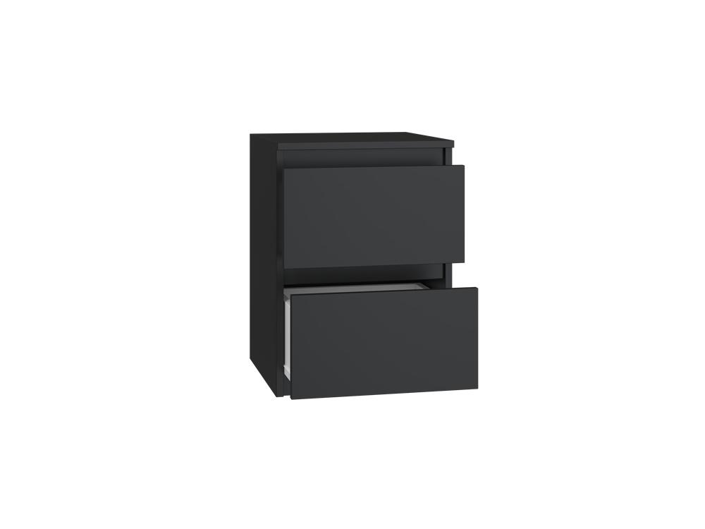 MALWA M2 BEDSIDE CABINET - BLACK