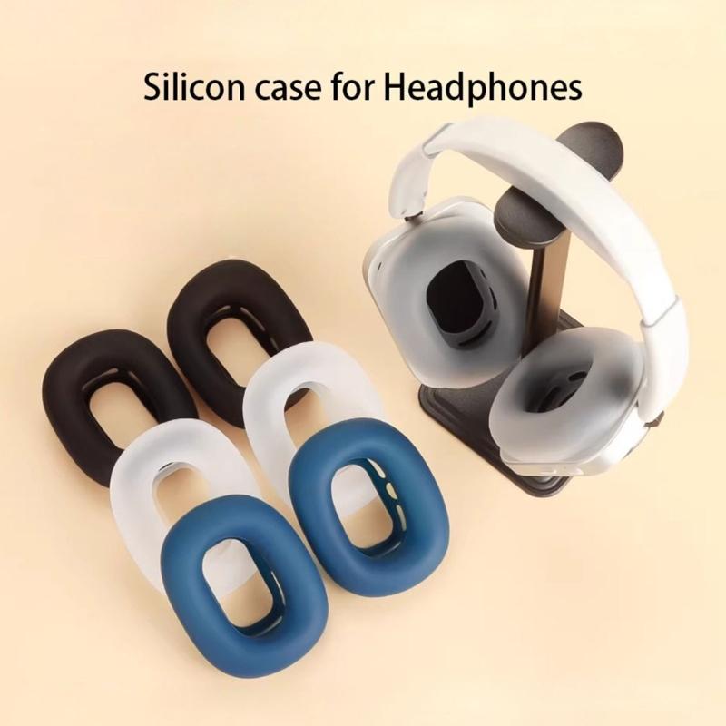 Silicone Ear Pads For Selected Headphones Sweat Resistant And Light Weight Comfort Ear Pads Foam Ear Cushions Pillow
