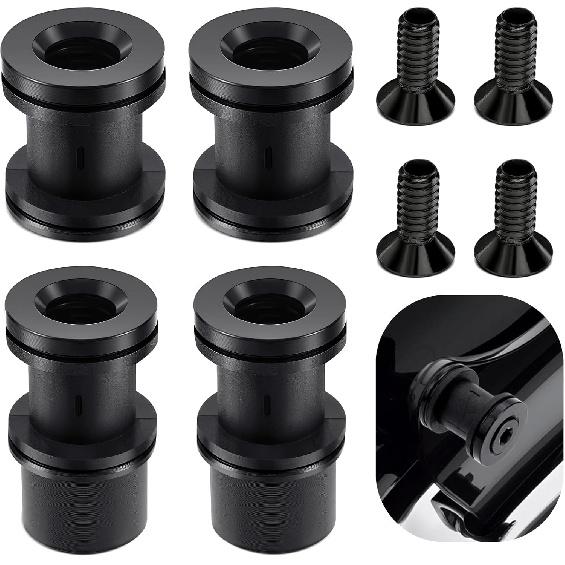 

Amazicha 4 Point Docking Hardware Kits Quick Release Sissy Bar Luggage Rack Motorcycle Fit For Harley Touring Electra Glide Street Glide Road Glide чёрный