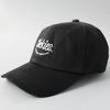 Dickies Patch Emblem Low Cap Logo Polo Cap Hat for Men and Women, Unisex, Solid Color, 874 6-Panel Cotton Baseball Cap, 024 Looking Black