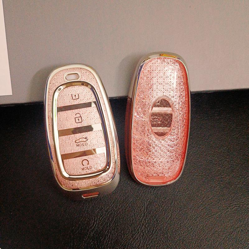 Tpu For Hyundai Palisade  Tucson Santa Fe Atos Solaris Prime Nexo Sonata Staria Ioniq Car Key Case Cover Fob Accessories