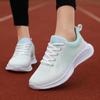 New Spring and Summer Solid Color Casual Shoes Soft Sole Fashion Korean Version Flying Woven Shoes Light Mouth Sports Shoes Women's Picnic Camping