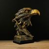 1 PCS Eagle Head Ornament Animal Decoration Ornament Resin Crafts Home Decoration Resin Ornament