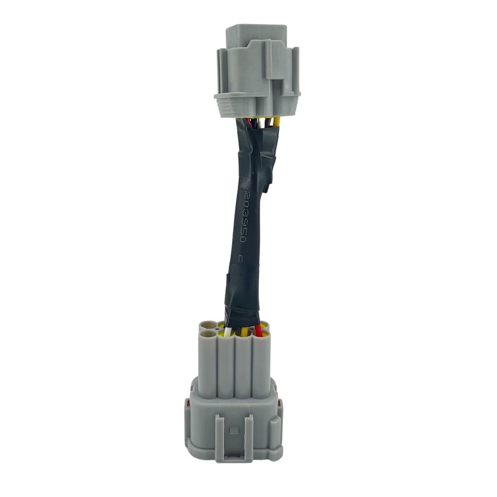 2 Piece Fit for 2003+ 350z Car Fog Lights Connectors HID Wiring 8 To Halogen 6 Headlight Wire Harness Conversion Adapter