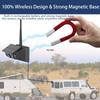 Solar Powered Reverse Camera, WIFI Wireless Car Mounted Camera Magnetic Suction Suitable for RVs and Trucks