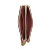 Coach Double Zipper Coated Canvas Wallet Women Wallets Gold Pink CEF61-IMPO