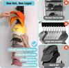 Hat Organizer for Baseball Caps 2Pack, Hat Rack for Wall with Strong Adhesive Hold up to 20 Hats, Hat Hanger Holder Display for Door Closet