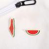 Watermelon Enamel Pins World Peace and Love Brooches Lapel Badges Clothes Cartoon Fruit Jewelry Gift for Friends