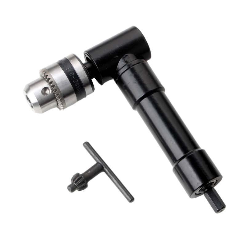 90° Right Angle Electric Drill Chuck for Tight Spaces