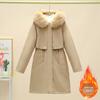 YYFS Moda donna casual autunno inverno tinta unita stampa maniche lunghe giacche e cappotti piumini