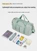 Large-Capacity Travel and Gym Bag with Wet/Dry Separation for Casual Use