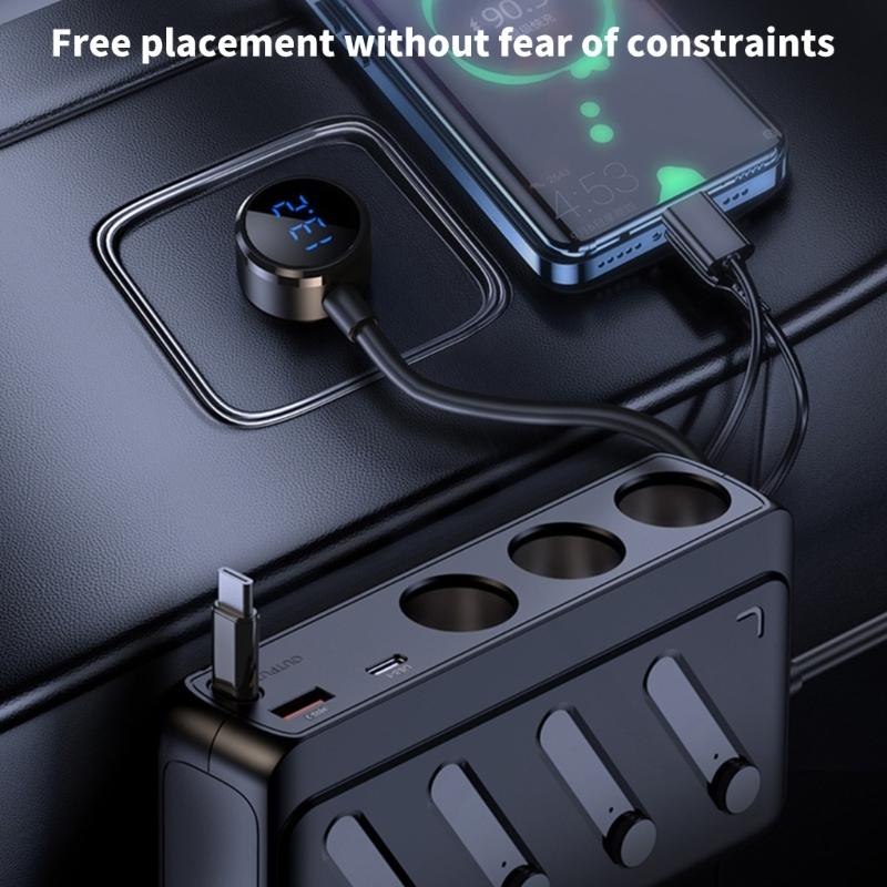 High Speed 36W USB Auto Power Converter Car Phone Device Adapter Works In Most Vehicles & Numerous Electronic Devices