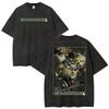 Hot Game Metal Gear Solid 3 Snake Eater Vintage Washed T Shirt Unisexs Loose Player Fans Fashion Short Sleeve Tshirts Streetwear