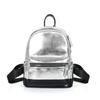 Silver Backpack Women PU Outdoor Backpack