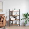 Vintage Wood Bookshelf 75 x 30 x 123.5 cm Engineered Wood