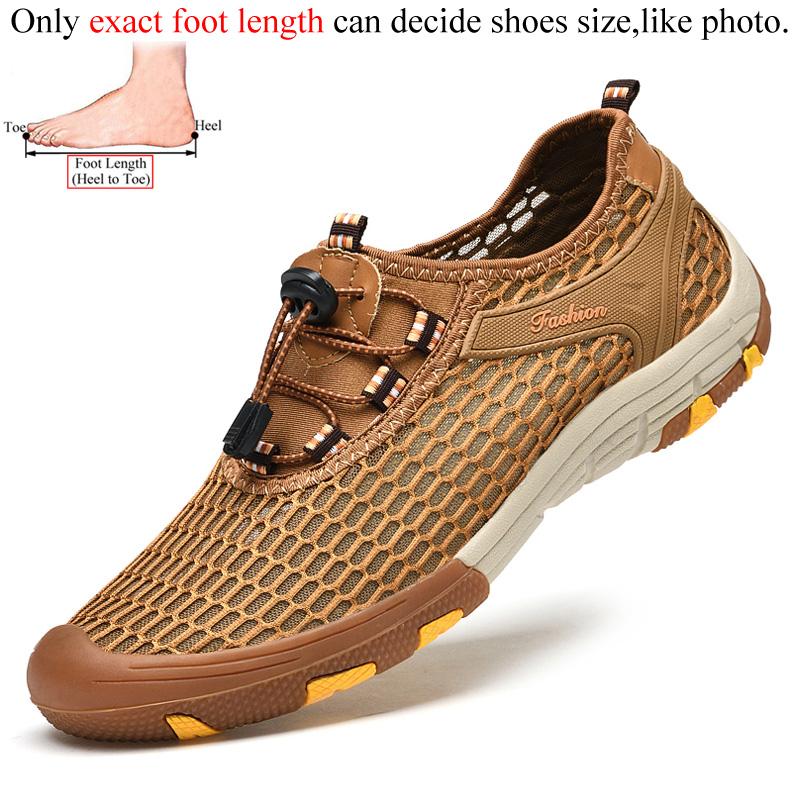 Letnie Męskie Outdoorowe Buty Trekkingowe z Siatki Mężczyźni Trekkingowe Górskie Szlakowe Wspinaczkowe Śledzące Oddychające Lekkie 38-46