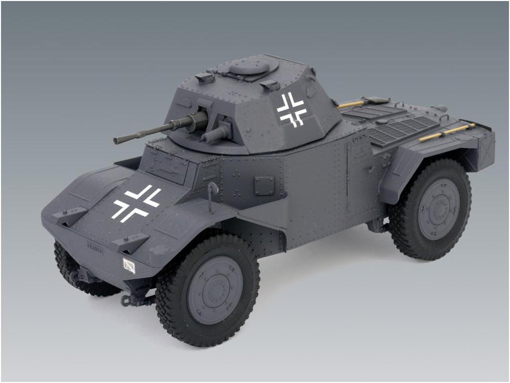 ICM German P204 Armored Vehicle Plastic Model Kit 35374 1/35 (f)