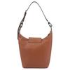 Longchamp Adjustable Detachable Shoulder Strap Flap Closure Leather Hobo Bag Women Bags Cognac 10286987504