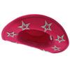 Sequined Star Cowgirl Hat for Women Cosplay Costume Cowboy Hat Bachelorettes Party Headwear Wedding Party Headpiece